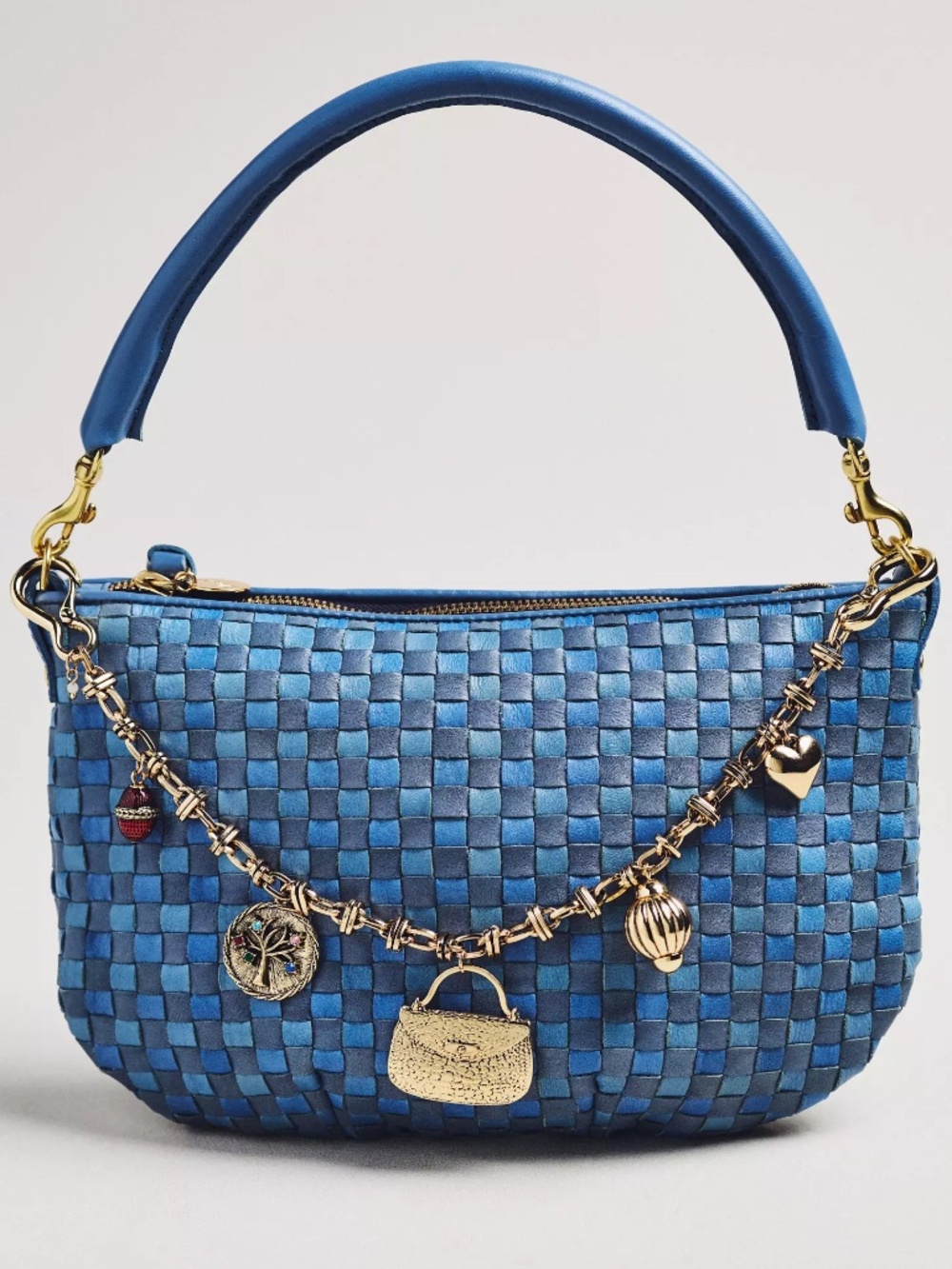 Anthropologie Metal Gem Purse Bag Charm nwt